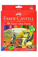 تصویر  مداد رنگي 48 رنگ جعبه مقوايي فابركاستل (faber castell)