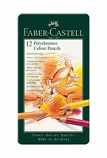 تصویر  مداد رنگي 12 رنگ پلي كروموس فلزي فابركاستل