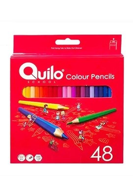 تصویر  مداد رنگي جعبه مقوايي 48 رنگ كويلو