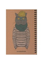 تصویر  دفترچه يادداشت حيوانات خونسرد A6 - گربه