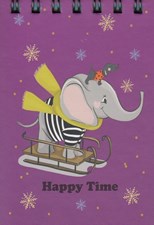 تصویر  دفترچه يادداشت رنگي happy time