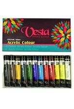 تصویر  اكريليك 21 ميل 12 رنگ وستا