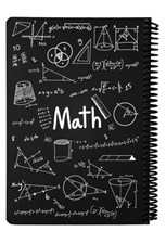 تصویر  دفتر فرمول رياضي 200 برگ مشكي (رقعي)