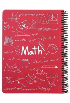 تصویر  دفتر فرمول رياضي 200 برگ سرخابي (رقعي)