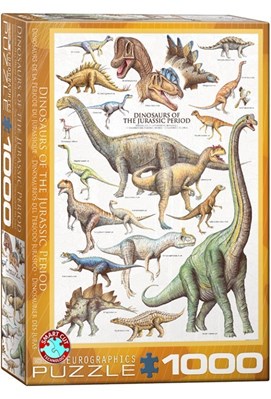 تصویر  پازل 1000 Dinosaurs of The Jurassic Period (6000-0099)