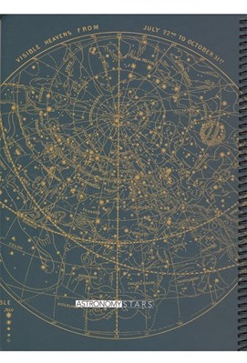 تصویر  دفتر رحلي 100 برگ Astronomy stars