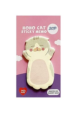 تصویر  استيك نوت 1600-006 hoho cat sticky memo