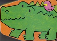 تصویر  به تمساح كوچولو بگو مامان جونش كو / كتاب فومي