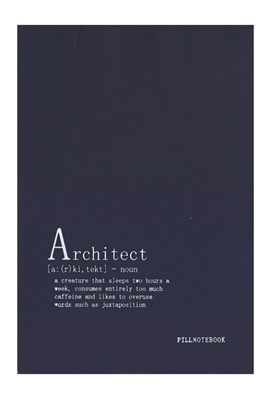 تصویر  دفتر كانسپت A5 طرح Architect (بنفش)