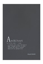 تصویر  دفتر كانسپت A5 طرح Architect (طوسي)
