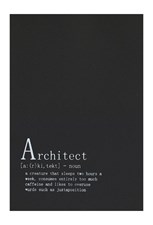 تصویر  دفتر كانسپت A5 طرح Architect (مشكي)