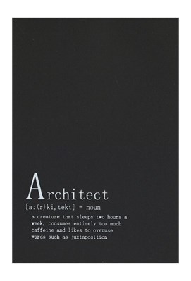 تصویر  دفتر كانسپت A5 طرح Architect (مشكي)