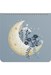 تصویر  دفتر يادداشت خط دار مربعي 60 برگ طرح ماه رويايي