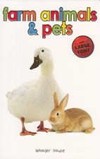 تصویر  Farm Animals and Pets Early Learning Board Book with Large Font