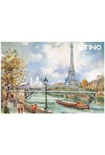 تصویر  پازل طرح پاريس 1000 تكه پلكسي (طرح 102) برج ايفل و رودخانه سن