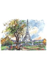 تصویر  پازل طرح پاريس 1000 تكه پلكسي (طرح 103) منظره ايفل