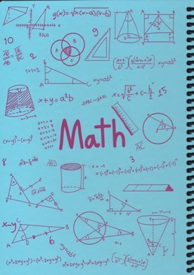 تصویر  دفتر فرمول رياضي آبي روشن (رقعي)