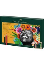 تصویر  ست 50 عددي مداد رنگي پلي كروم تراش و پاك كن 210054