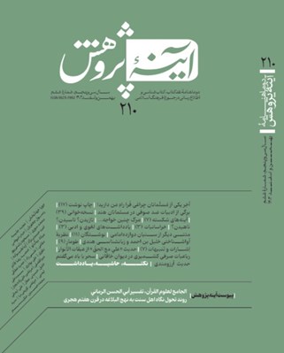 تصویر  مجله آينه پژوهش 210