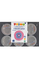 تصویر  رنگ انگشتي جعبه پلاستيكي 6 قوطي 100 گرم