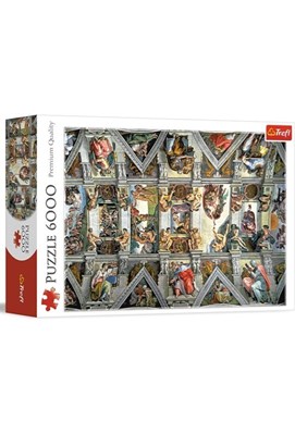 تصویر  پازل 6000 تكه Sistine Chapel Ceiling Rome (65000)