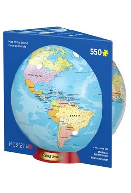 تصویر  پازل 550 Map of The World Tin (8551-5863)