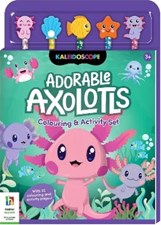 تصویر  Adorable Axolotls Colouring & Activity Book