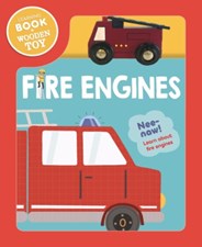 تصویر  Fire Engine (Book & Wooden Vehicle)