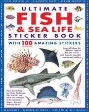 تصویر  Ultimate Fish & Sea Life (Sticker Book with 100 Amazing Stickers)