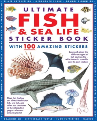 تصویر  Ultimate Fish & Sea Life (Sticker Book with 100 Amazing Stickers)