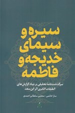 تصویر  سيطره و سيماي خديجه و فاطمه (سرگذشت نامه تحليلي بر بنياد گزارش هاي الطبقات الكبري اثر ابن سعد)